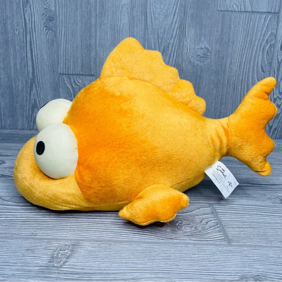 Universal Studios The Simpsons Blinky The 3 Eyed Fish Plush 15'' Goldfish pillow - Picture 7 of 9